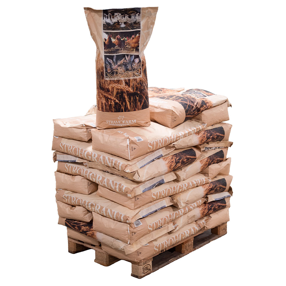 1 Palette Stramofarm Strohgranulat 750 kg 1 Palette Stramofarm Strohgranulat 750 kg
